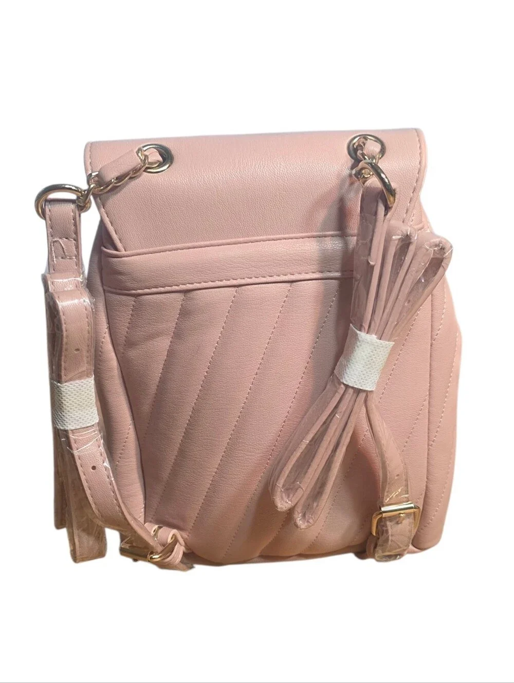 Bebe Bag Backpack Handbag Mini NWT Blush Pink